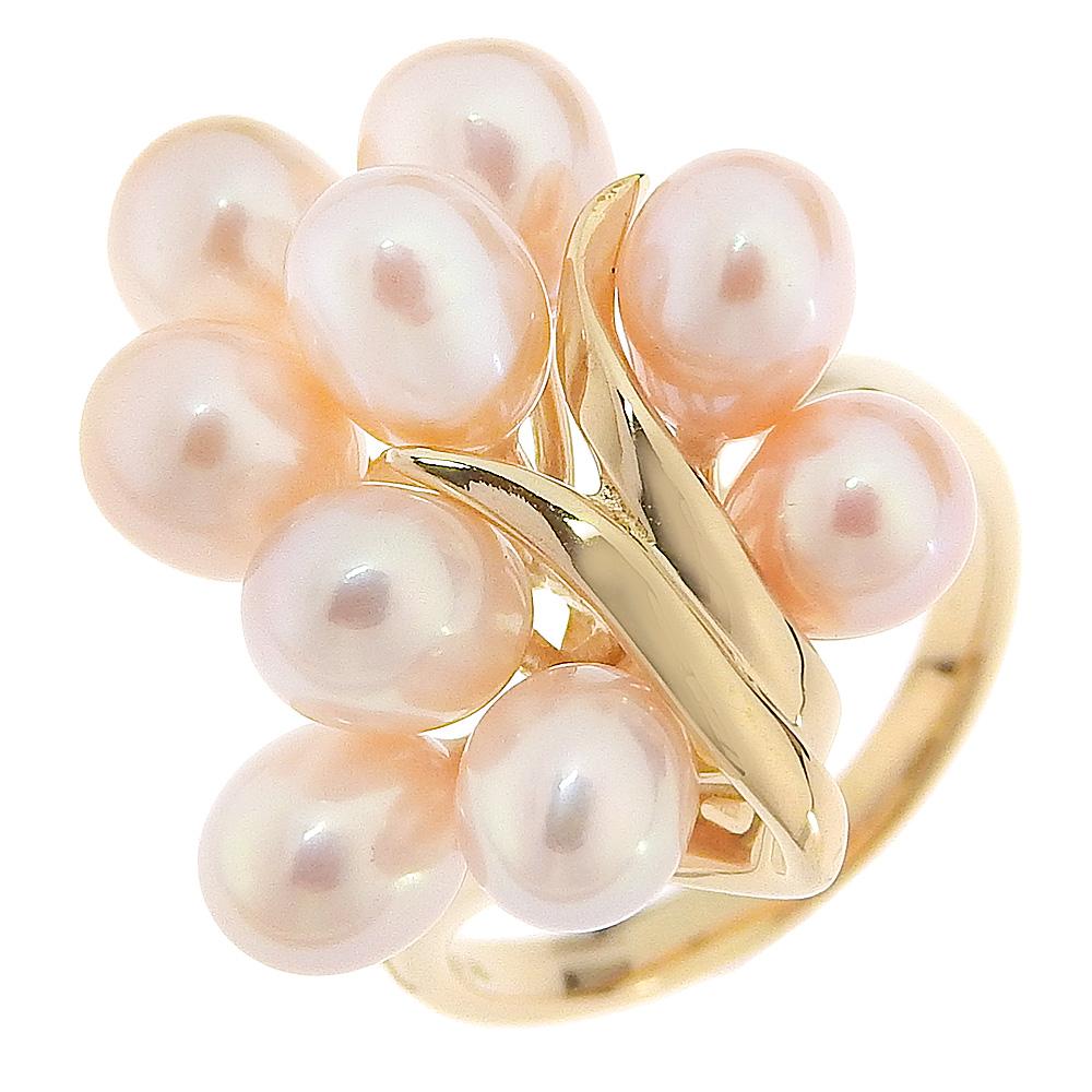 

TASAKI Pearl Ring K18 yellow gold/Pearl #5.4(US Size) 6.3g Women Used