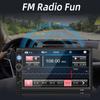 HIPPBQCC Car Radio 7 "HD Touch Screen Stereo Bluetooth 2 Din Mirror Link Multimedia Auto MP5 Player USB FM ISO Power Aux Input