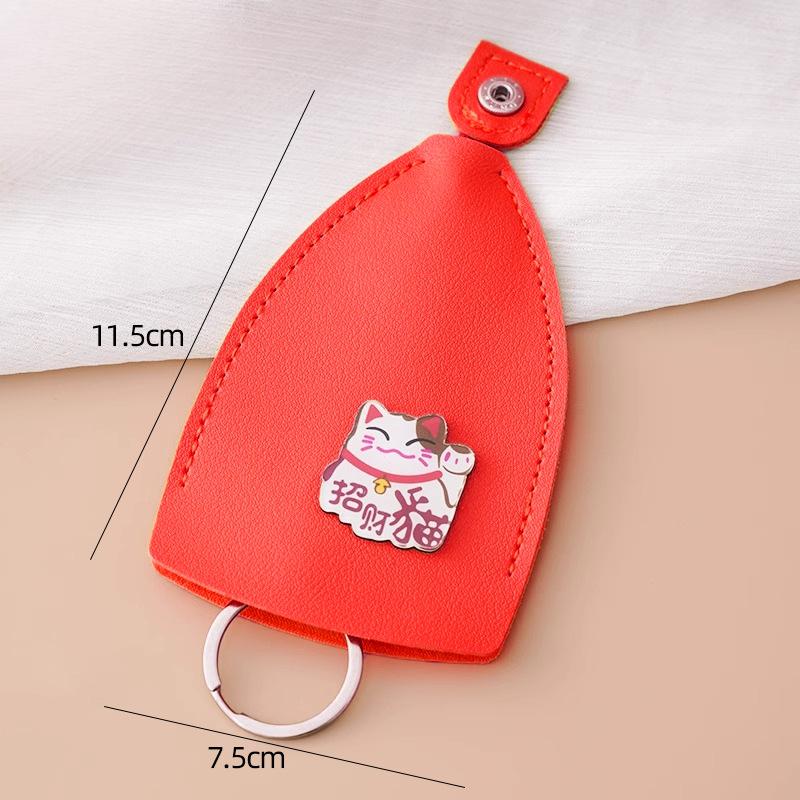 Étui à clés rétractable Mignon Porte-monnaie grande capacité Étui porte-clés à cordon de serrage