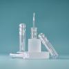 Transparent 3ML Refillable Empty Lipgloss Tubes 1/5Pcs with Soft Silicone Brush for Portable Travel Cosmetic Use