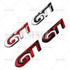 Auto Styling GT 3D Aufkleber Metall Chrom Zinklegierung Emblem BXGSD3 Auto Karosserie Kotflügel Abzeichen für Peugeot GT RCZ 308 508 3008 5008