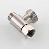 Bidet T Adapter, Biveah Stainless Steel Angle Stop Add-A-Tee Valve 3/8" for Toilet Supply Line Brushed Nickel, KTS002NA