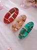 18K Gold-Plated Dopamine Resin Bracelet: European & American Light Luxury Fashion, Versatile Wide Band Elastic Design.