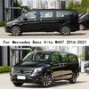 Car TPU/Glossy Mirror Door Window Pillar Post Cover Stickers Accessories For Mercedes Benz Vito W447/V-Class V250 260L 2016-