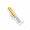 4 Pieces Carbon Steel Putty Knife Versatile Wall Comfortable Grip Set for DIY