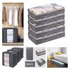 Transparent Bed Bottom Storage Box, Foldable Cotton Quilt Bag, Clothing Storage Bag, Household Wardrobe Clothes Storage Dustproof Sorting Bag
