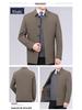 Men's Cotton Jacket: Spring/Autumn/Winter Casual Outerwear for Middle-Aged and Elderly, Loose Fit with Buttons for Dads.