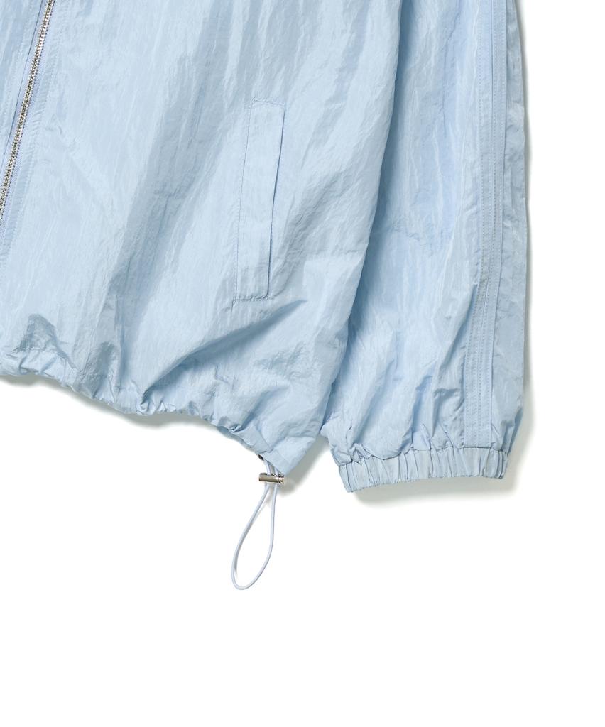 Andagain Line Piping Windbreaker (Sky Blue