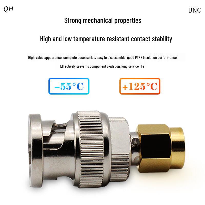BNC Male to SMA RF Coaxial Adapter