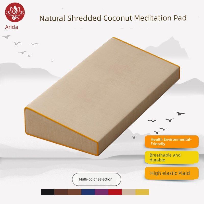 

Подушка для медитации Подушка для медитации для дома Футон Подушка для молитвы Подушка для статической медитации Складная Толстая ткань Кокосовая пальма Подушка для молитвы Beige-no Embroider [Bevel]] 45*23cm