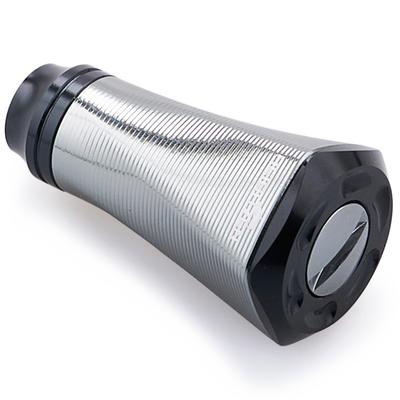 HEIGHTEN 20mm Manivela de Carretel Série Tornado para Shimano e Daiwa (Tipo A e Tipo S) (Boné Cinza Chumbo e Preto) (708)