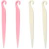 4 Pack Cake Stripping Knife Scraper Cookie Demoulding Knives Release Cakes from Metal Pans Plastic Butter Cream Scrapers for DIY Baking Bakeware