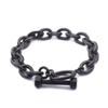 Black Bracelet, Trendy Sports Elements, Sports Barbell, Men'S Jewelry