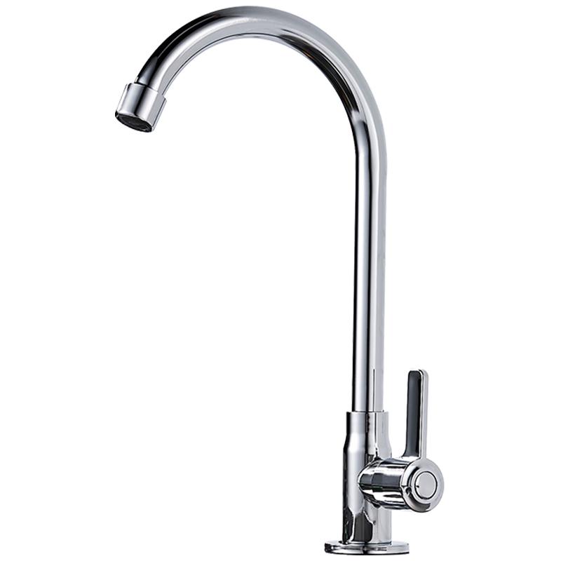 

Kegu Kitchen Single Cold Stainless Steel Tall Sink Faucet