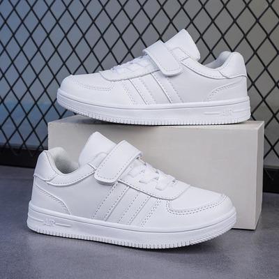 "Sneakers basse bianche per bambini e bambine - Scarpe sportive casual per primavera/autunno"