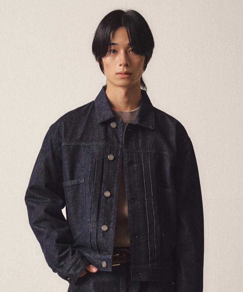 Ezio Basic Denim Jacket_Indigo