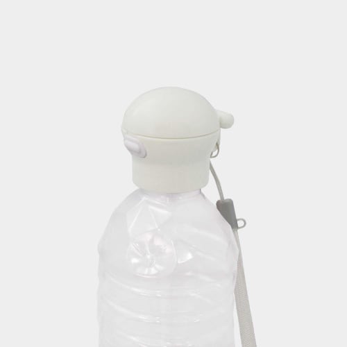 Skater Plastic Bottle Cap Straw One Push Open Case Included 500ml 350mll Dull Gray Installation Cap One Touch PSHC5S-A