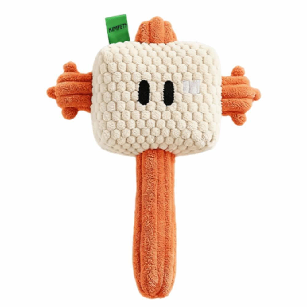 Bite-resistant Plush Hammer Dog Toy Wear-resistant Pet Shake Sound Toy  Indoor Outdoor Use