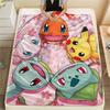 1PC Pikachu Print Flannel Blanket, High Quality All Seasons, Home Decor, Warmth and Comfort, Perfect for Christmas Gifts