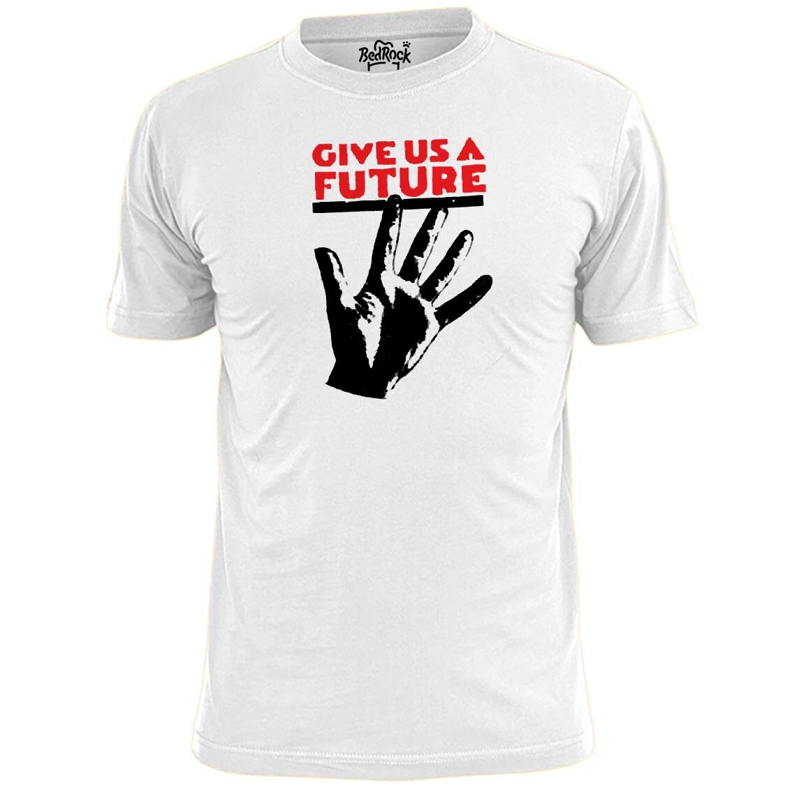 Mens Give Us A Future T shirt Anti Government Equal Rights 2XL