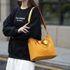 Women's Large Capacity Tote Bag Solid Color Shoulder Bag Water-Repellent Crossbody Bag