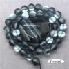 Natürliche schwarze Kristall-Glitzerperlen, runde Perlen zur Schmuckherstellung