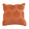 Autumn Pillow Cover Plush Faux Fur Pillowcase with 3D Leaf Art Farmhouse Bohemian Style Invisible Zipper Pillow Case