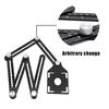 Multi Adjustable Angle Ruler Tile Hole Locator 6 Folding Metal Measuring Ruler Drill Guide Openings Locator 31*5.5*2.6cm