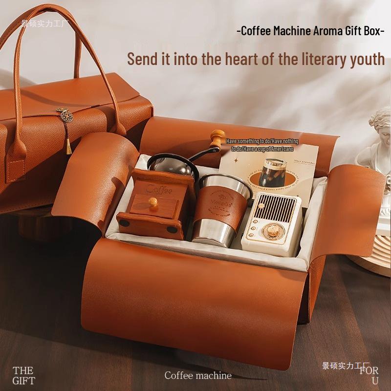 Coffee Maker Gift for Company Meetings, Birthdays, and Souvenirs - Ideal for Employees, Customers, and Best Friends