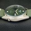 VINTAGE SEIKO 5 AUTOMATIC 6309A JAPAN MENS GREEN COLOR DIAL WATCH A701507-5 R206b-a701507