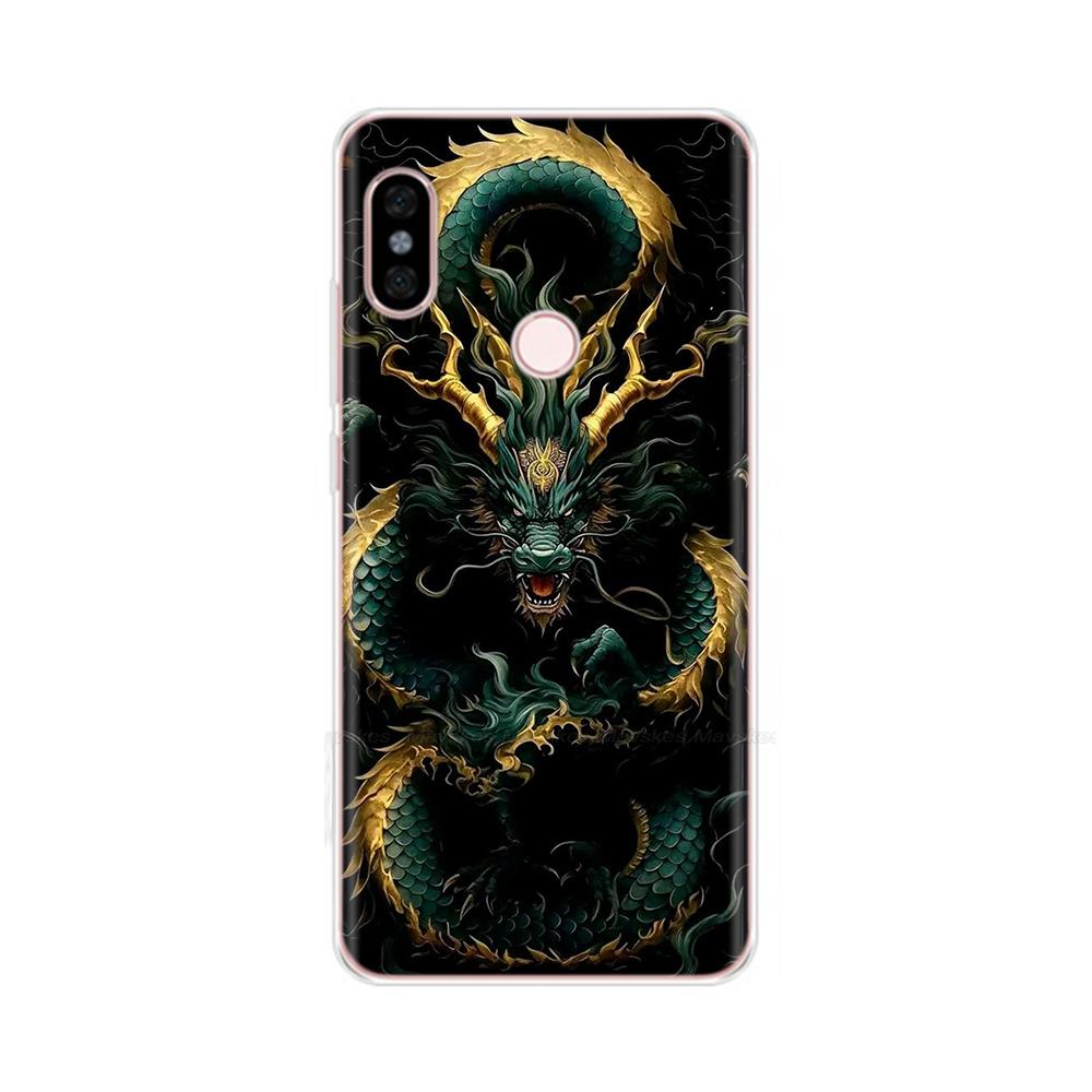 For Redmi Note 5 Note5 Pro Protective Shell Soft Silicone Phone Case Cartoon Painted Back Cover For Redmi Note 5 6 Pro Fundas
