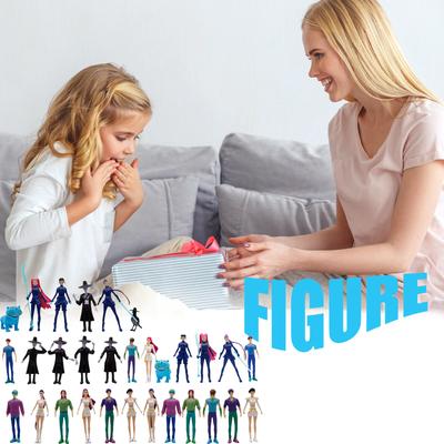 Non-movable Doll Collection Version Scale Doll Desktop Ornaments