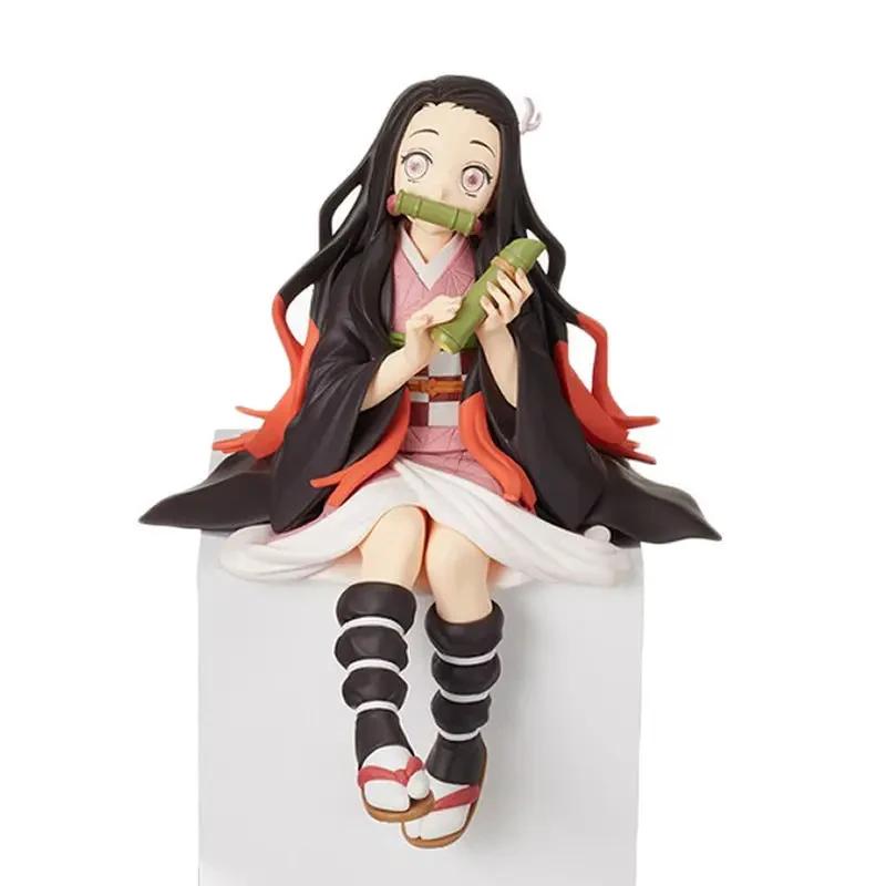 Anime Demon Slayer Action Figures Tanjirou Tomioka GiyuuZenitsu  Kochou Nezuko Anime Figure Collect Kid Doll Toys for Children