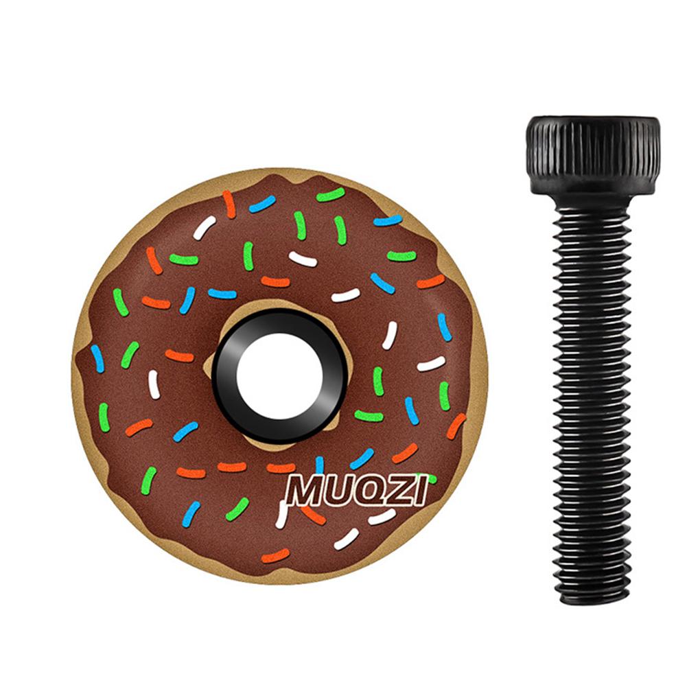 

MUQZI Stem Headset Top Caps Aluminum Alloy with Screws Fork Tube Headset Caps Lightweight Personalized Cycling Parts Accessories