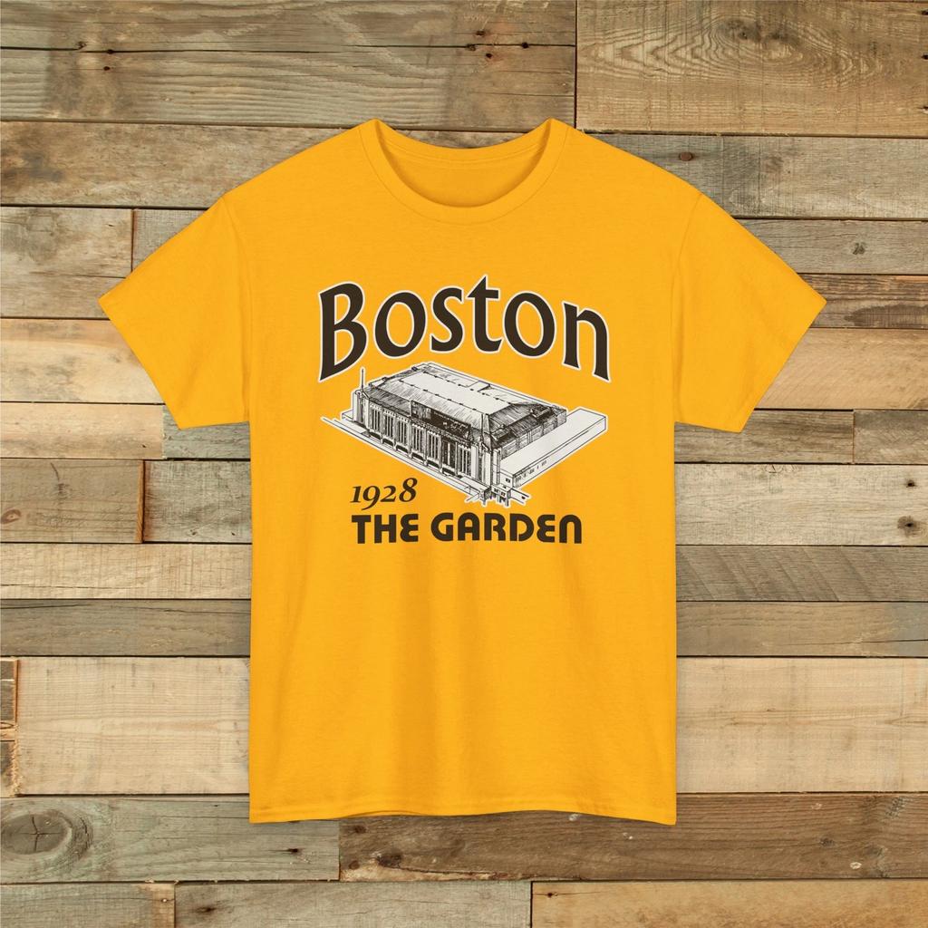 Boston Garden 1929 Vintage Eishockey Arena T-Shirt - Boston Bruins