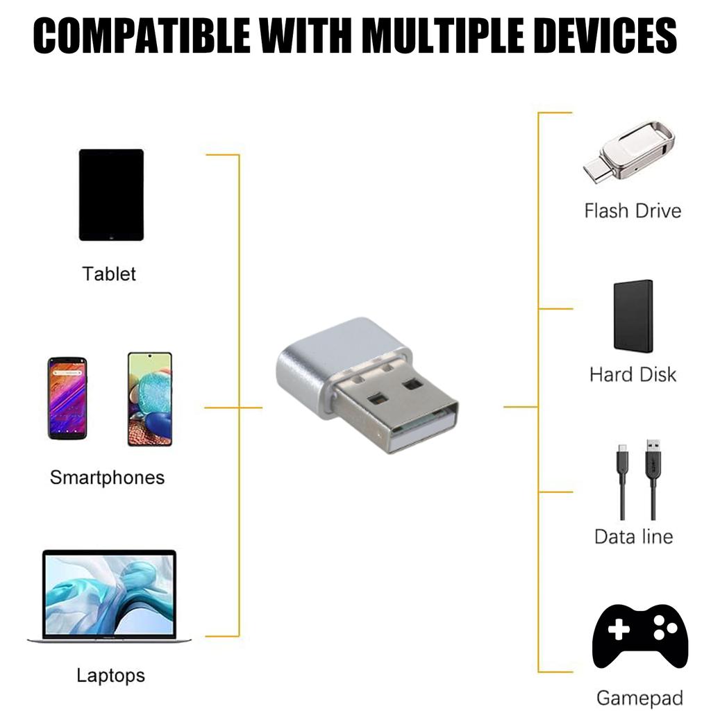Mouse Jigglers Undetectable Metal Mouse Movers W/ Switches Button Simulate Mouse Movement Keeps PC Active Mouse Wiggler