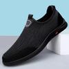 Men's Shoes 2025 Summer New Fashionable Soft Slip-on Shoes Light and Comfortable Casual Shoes Soft-soled Mesh Shoes