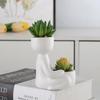 European-Style Succulent Doll Pots: Creative Desktop Green Plant Ornaments