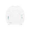 Fila Fusion Logo Sport Casual Fashion Color Block Breathable Round Neck Long Sleeve T-Shirt Men T-Shirt White T11M133205FWT