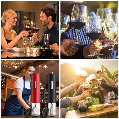 Electric Wine Opener Automatic Electric Wine Bottle Corkscrew Opener