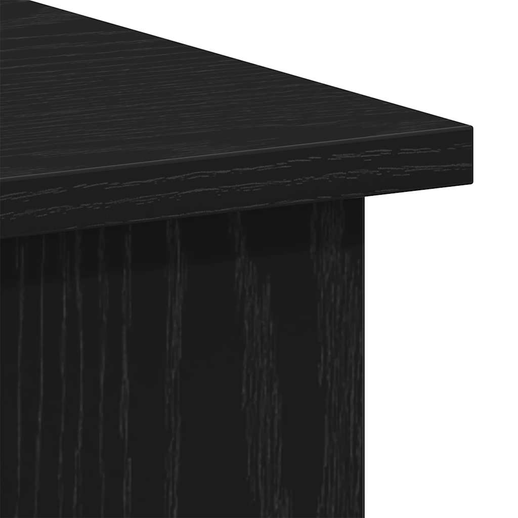 Desk Black Oak 100 x 55 x 75 cm Particleboard