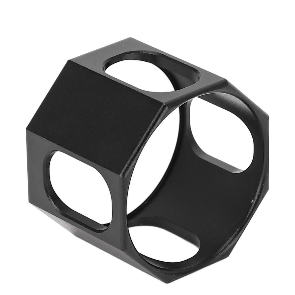 Billiard Chalk Holder Magnetic Aluminum Portable Octagonal Pool Cue Chalk Case with Keychain