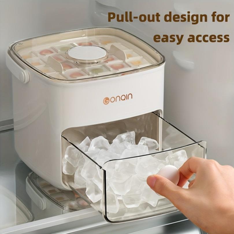 48 Ice Cube Making Machine,Double Deck- Large Capacity, Easy To Fall Off,Food Grade Safety, Suitable for Home, Office, Outdoors