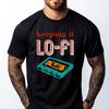Lo Fi Music Cassette Low Fidelity Chilling Oversized T Shirt Men Male Camisas De Hombre Graphic Cotton Short Sleeve - Men's S...