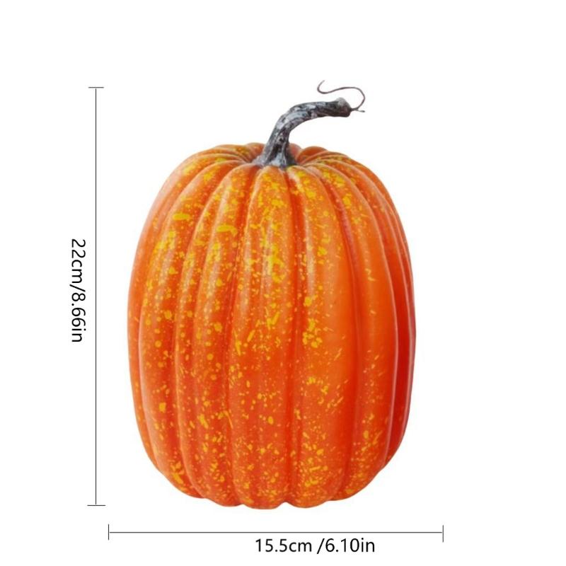 Decorative False Pumpkins Artificial Pumpkins Decoration Handmade Craft Supplies For Thanksgiving Autumn Festival
