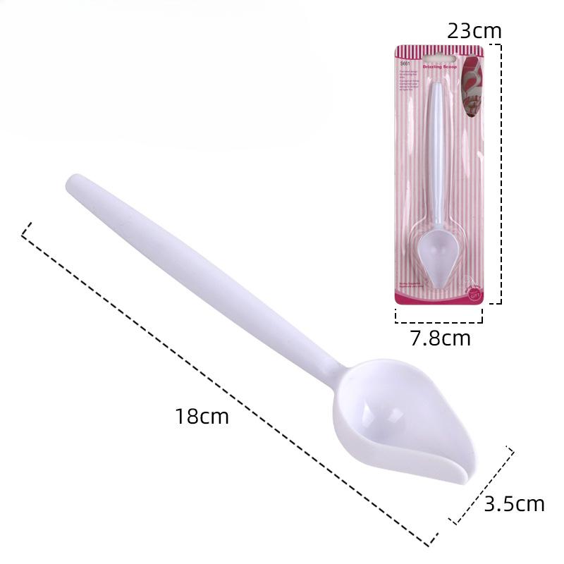 

Шоколадная кремовая ложка, украшенная ложка-фильтр, ложка для письма карандашом, маленькие инструменты для выпечки тортов белый