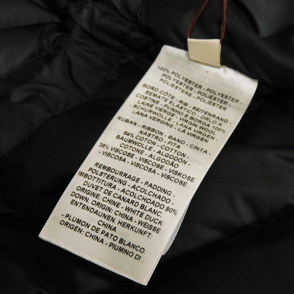 Used 9212 Crude Cell Quilted Gilet 3H0156DA 7865 34 Logo Silicone Drawcord Unused Serie Patch Black Women's from Japan