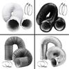 Permanent Aluminum PVC Compound Ventilation Hose 150mm For Kitchen Exhaust And Bathroom Ventilation