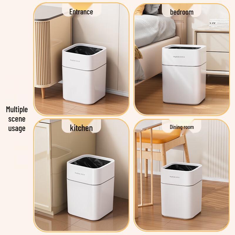 Jiabangshou 13L Čtvercový odpadkový koš bez víka