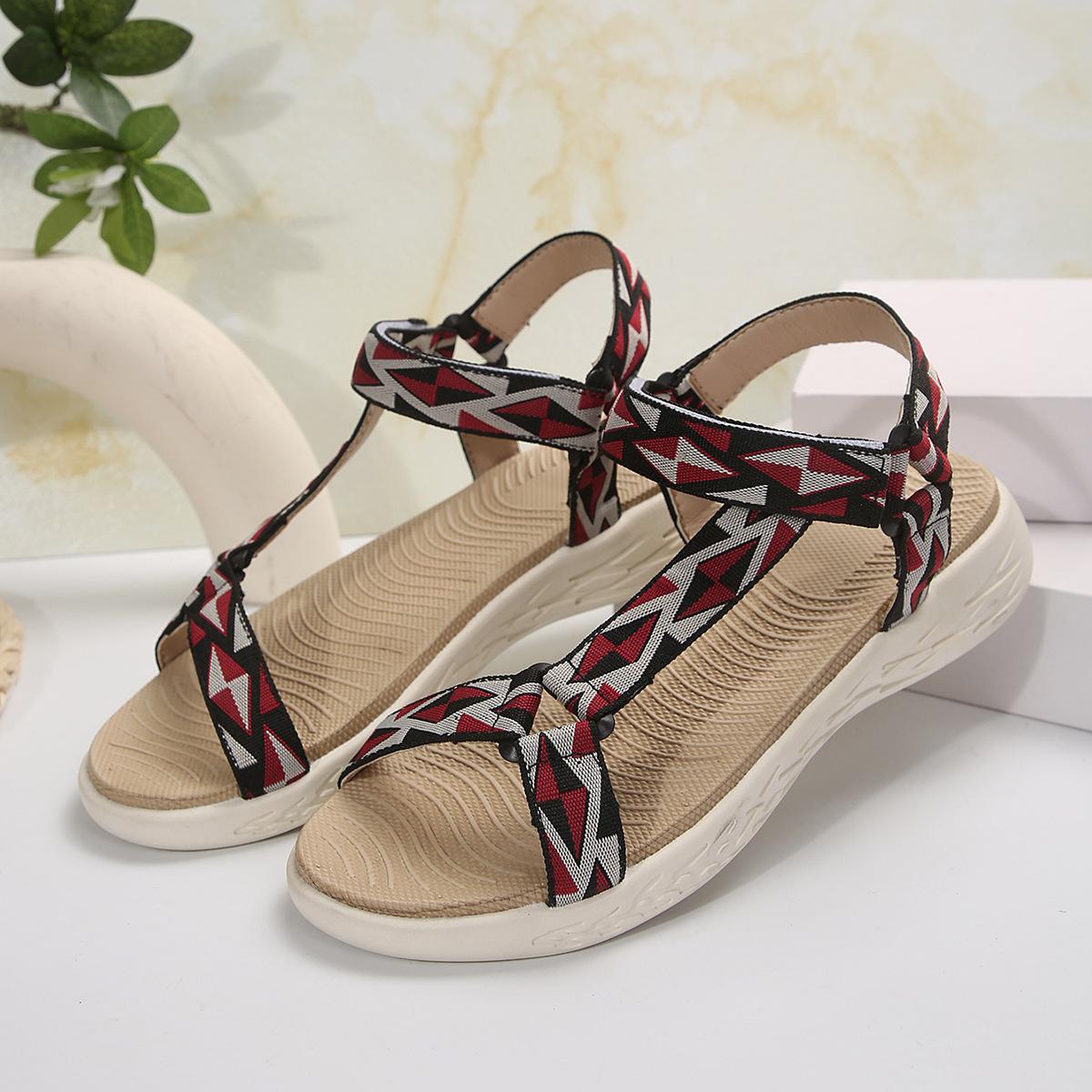 

Sandals women s 2025 summer new non-slip open-toed beach sandals casual wear platform sandals women 41 червоний